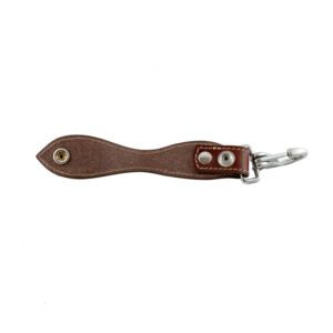 Schlüsselanhänger aus echtem Leder mit Karabinerverschluss 1