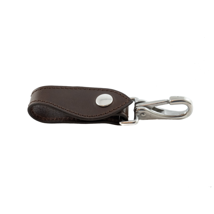 Schlüsselanhänger aus echtem Leder mit Karabinerverschluss 7